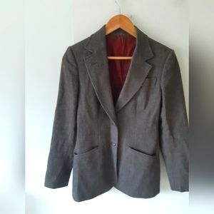 Vintage pin stripe brown blazer